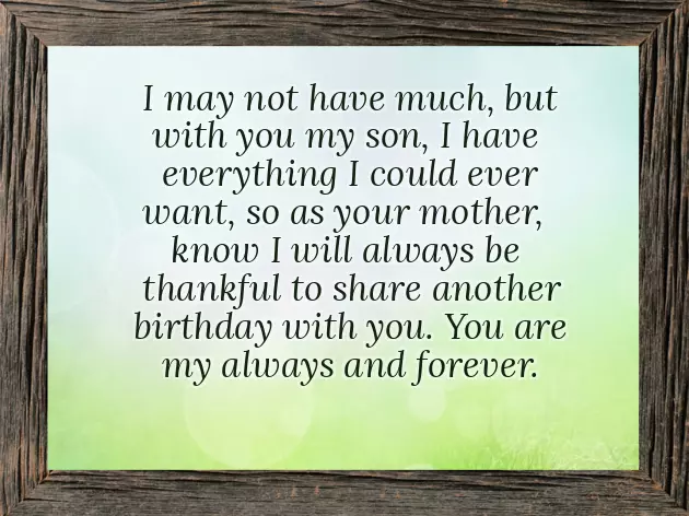 Birthday Wishes For Adult Son