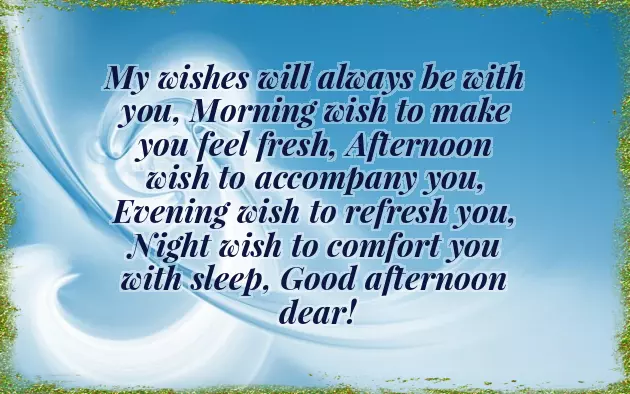 Romantic Good Afternoon Messages Romantic Good Afternoon Messages