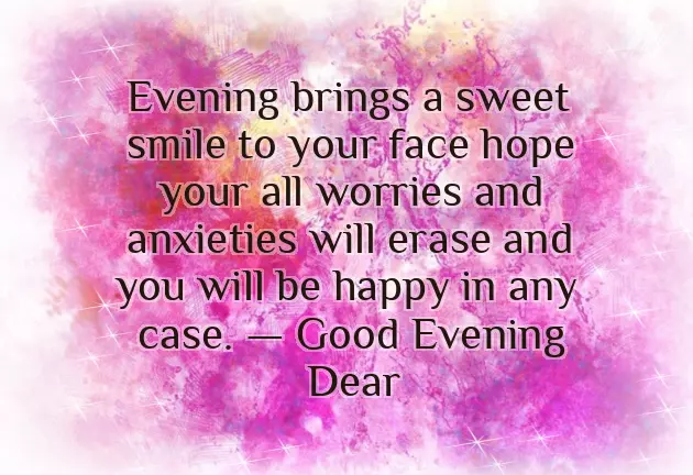 Evening Wishes Evening Wishes
