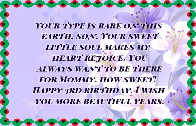 Birthday Wish To 3 Year Old Son Birthday Wish To 3 Year Old Son