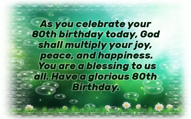 Birthday Wishes For 80 Year Old Aunt
