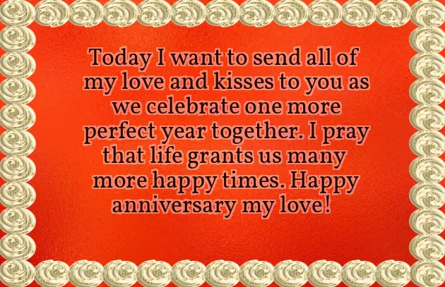 1St Love Anniversary Wishes For Boyfriend