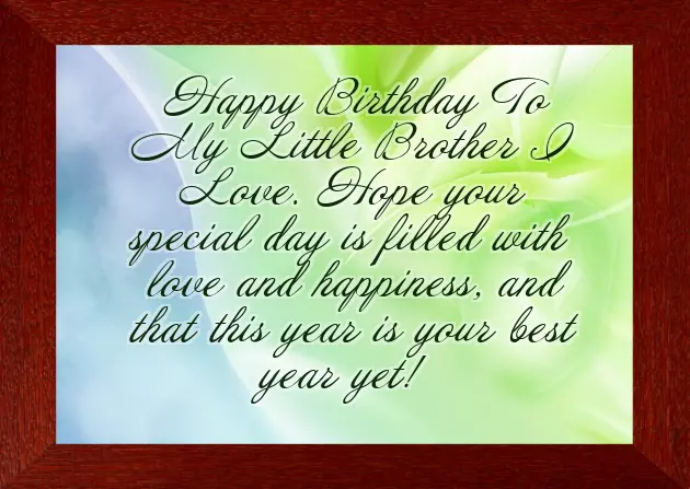 Best Birthday Msg For Brother