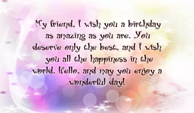 Birthday To A Male Friend Birthday To A Male Friend