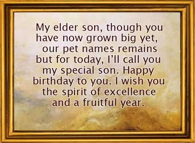 Birthday Quotes For Elder Son Birthday Quotes For Elder Son