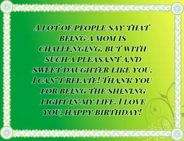 Birthday Quotes Daughter From Mother Birthday Quotes Daughter From Mother