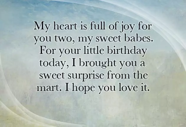 Birthday Wishes For Twins Birthday Wishes For Twins