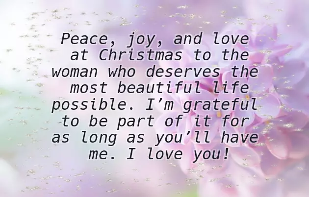 Christmas Message To Your Girlfriend