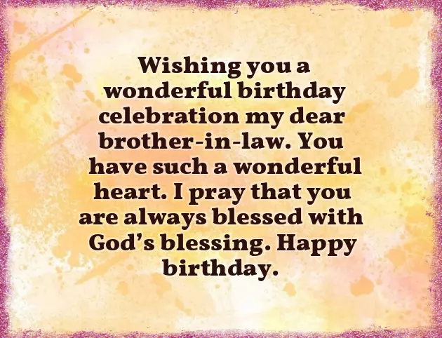 Wish U Happy Birthday Brother In Law
