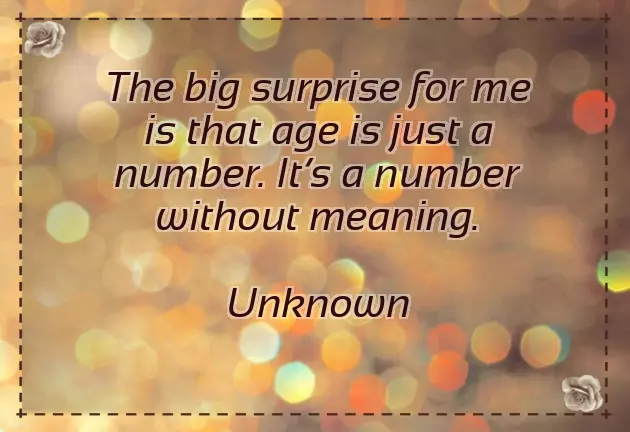 Age Is Just A Number Quotes
