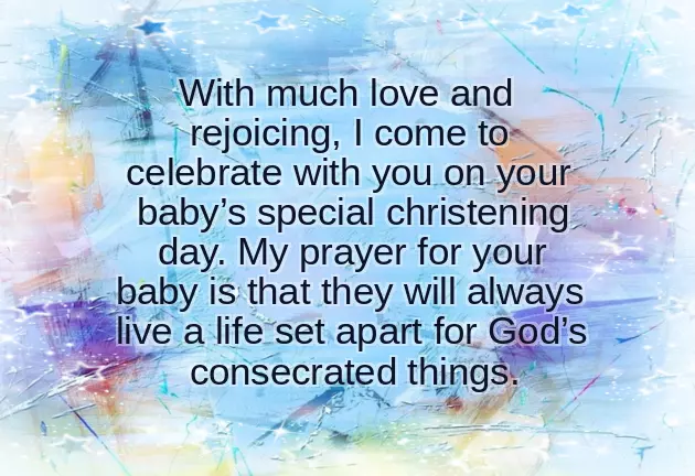 Baptism Congratulations Messages