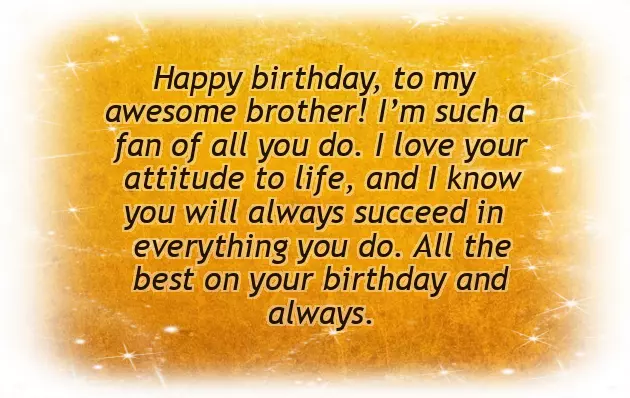 Birthday Wishes To Elder Brother From Younger Brother