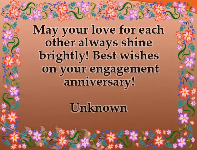 Happy Engagement Anniversary To Us Happy Engagement Anniversary To Us