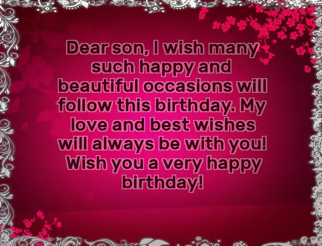 Second Birthday Wish For Son