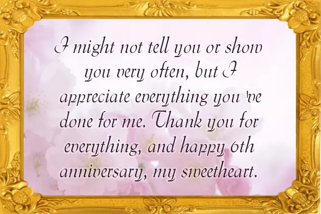 6Th Wedding Anniversary Quotes For Husband 6Th Wedding Anniversary Quotes For Husband