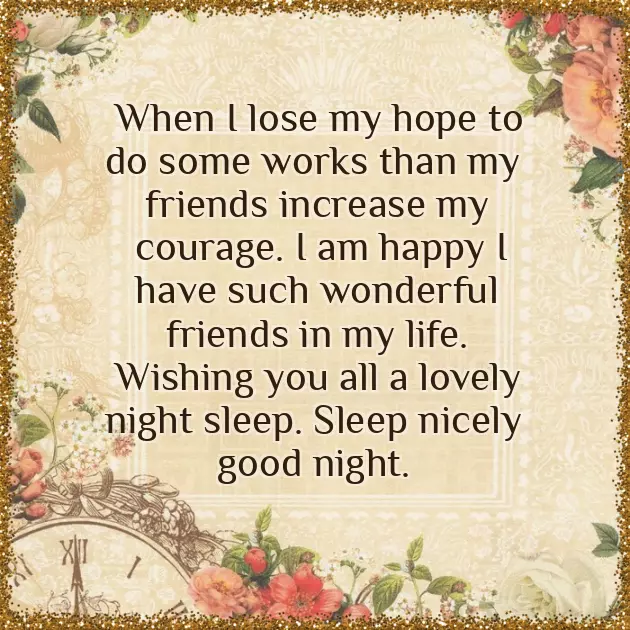 Good Night To My Lovely Friend