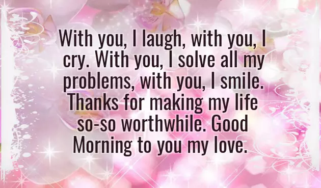 Romantic Good Morning Message To Husband