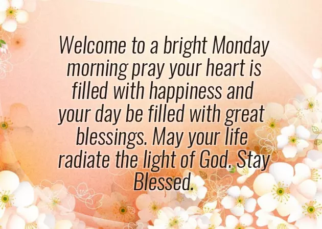Monday Blessings Messages