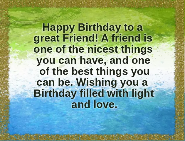 Happy Birthday Wishes For Friend Text
