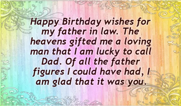 Father In Law Birthday Wishes From Daughter In Law Father In Law Birthday Wishes From Daughter In Law