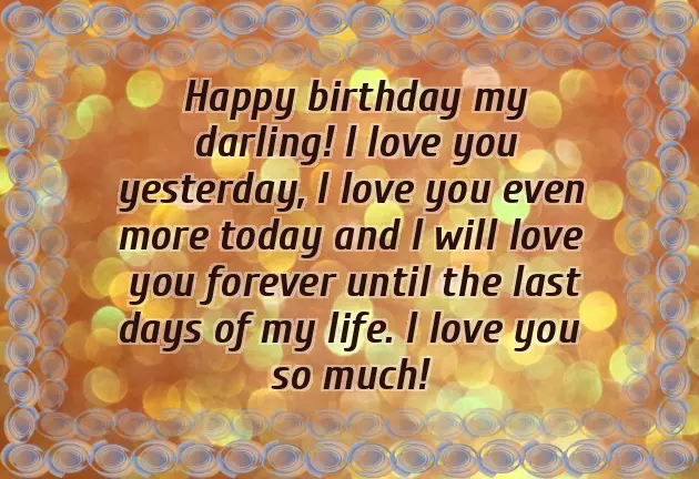 Happy Birthday Darling Quotes Happy Birthday Darling Quotes