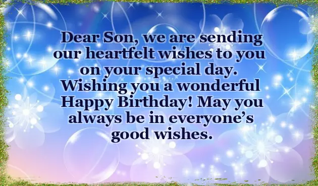 My Son Happy Birthday Quotes My Son Happy Birthday Quotes