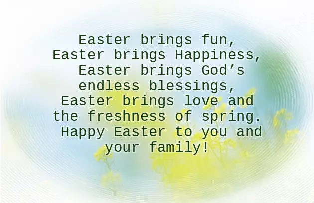 Easter Wishes English Easter Wishes English