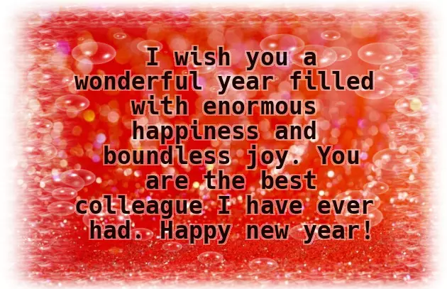 New Year Wishes For Business Colleagues