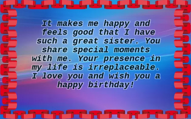 Little Sister Birthday Wishes