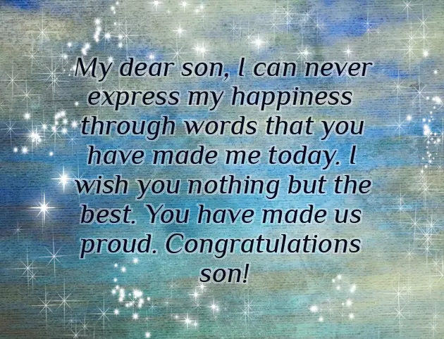 Sample Congratulations Letter For College Graduation