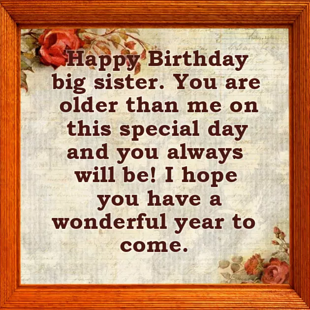 Wish Happy Birthday For Sister