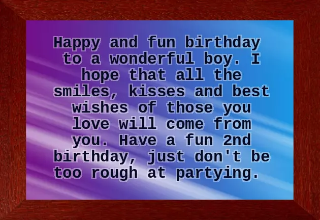 My Son 2Nd Birthday Quotes My Son 2Nd Birthday Quotes