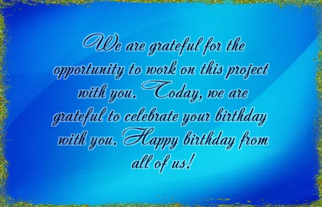 Birthday Wishes For Clients