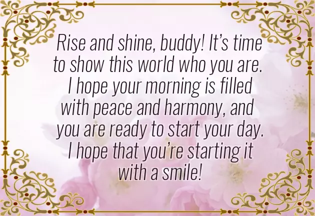 Morning Romantic Wishes