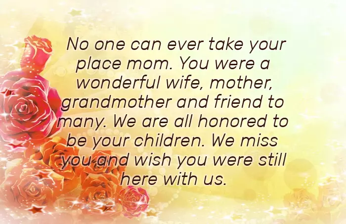 Wedding Anniversary Wishes For Deceased Parents