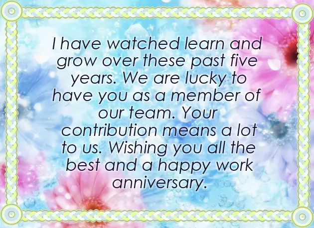 Work Anniversary Wishes To Colleague Work Anniversary Wishes To Colleague