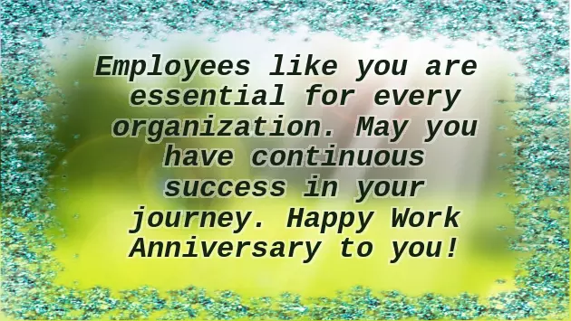 Congratulations For 1 Year Of Service