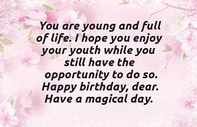 Birthday Wish For Teenage Son