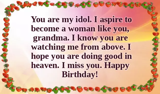 Happy Birthday In Heaven Grandma Happy Birthday In Heaven Grandma