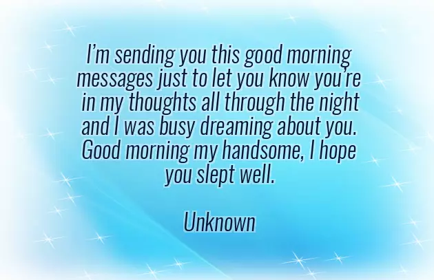 Morning Greetings To My Husband