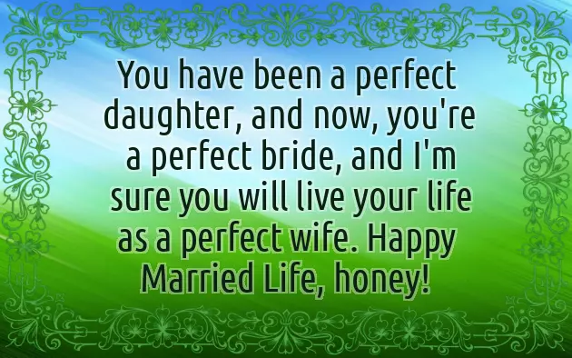 Daughters Wedding Wishes Daughters Wedding Wishes