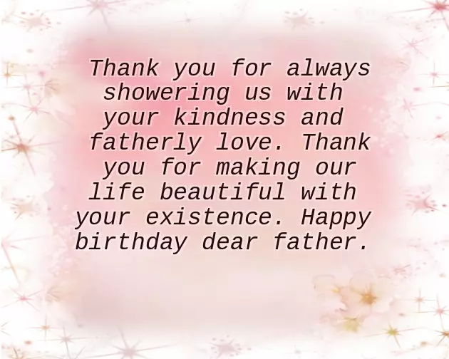 Happy Birthday Dear Father
