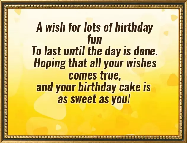 Friend Birthday Poem