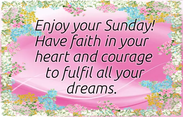 Sunday Good Morning Wishes With Flowers Sunday Good Morning Wishes With Flowers