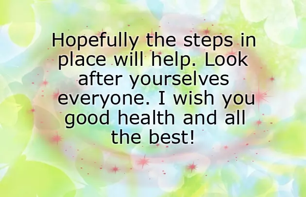 Wish You Stay Healthy Wish You Stay Healthy
