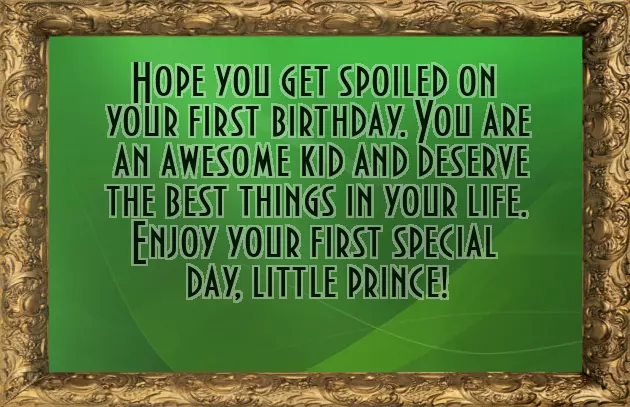 Happy Birthday To A One Year Old Boy Happy Birthday To A One Year Old Boy