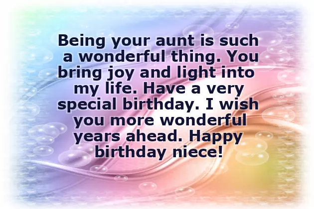 Inspirational Birthday Wishes For A Niece