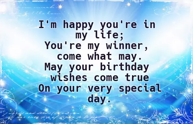 Birthday Poem For Me