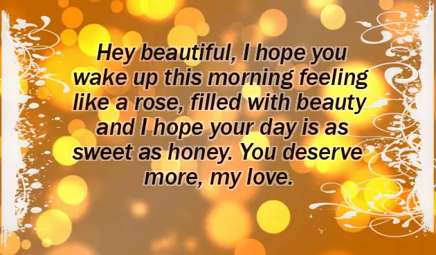 A Romantic Good Morning Message For Her A Romantic Good Morning Message For Her