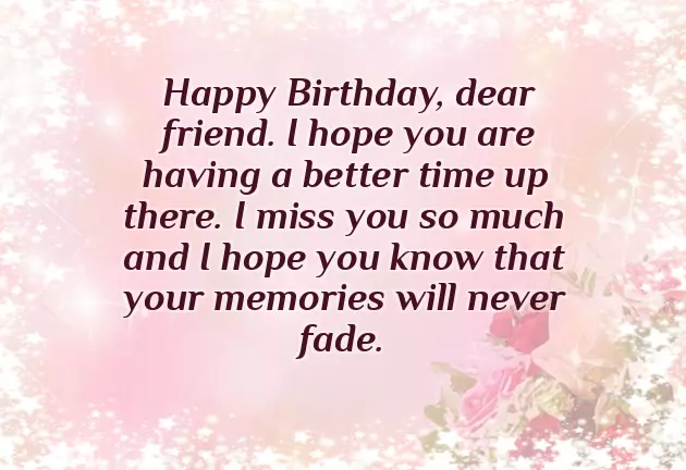 Birthday Greetings For Father In Heaven